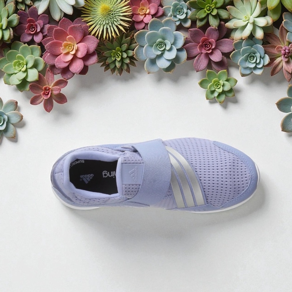 ADIDAS LILAC NEO SLIP ON SNEAKERS- RARE•11.5 - Picture 6 of 17